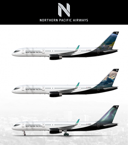 Northern Pacific Airways Redesign Concept