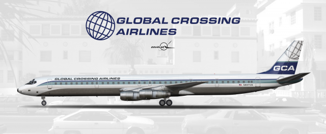 Global Crossing Airlines Retro - Douglas DC-8-61