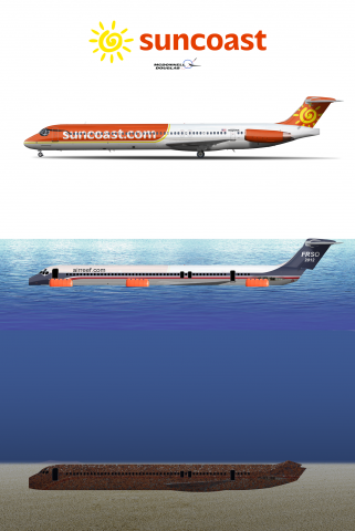 Suncoast Airlines/Airreef McDonnell Douglas MD-82