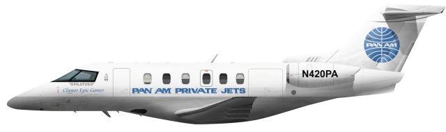 Pan Am Private Jets - N420PA "Clipper Epic Gamer"