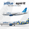 Jetblue/Spirit Merger Concept Liveries
