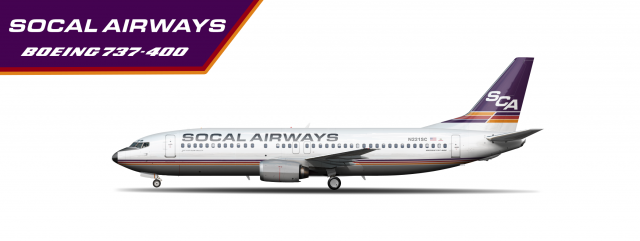 Boeing 737-400 | SoCal Airways | N221SC "City of Sun Valley"