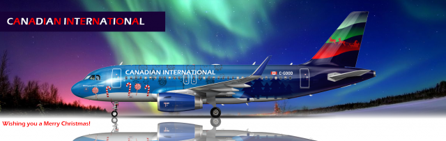 Airbus A319 | C-GOOD | Canadian International "Winter Wonderland" Livery