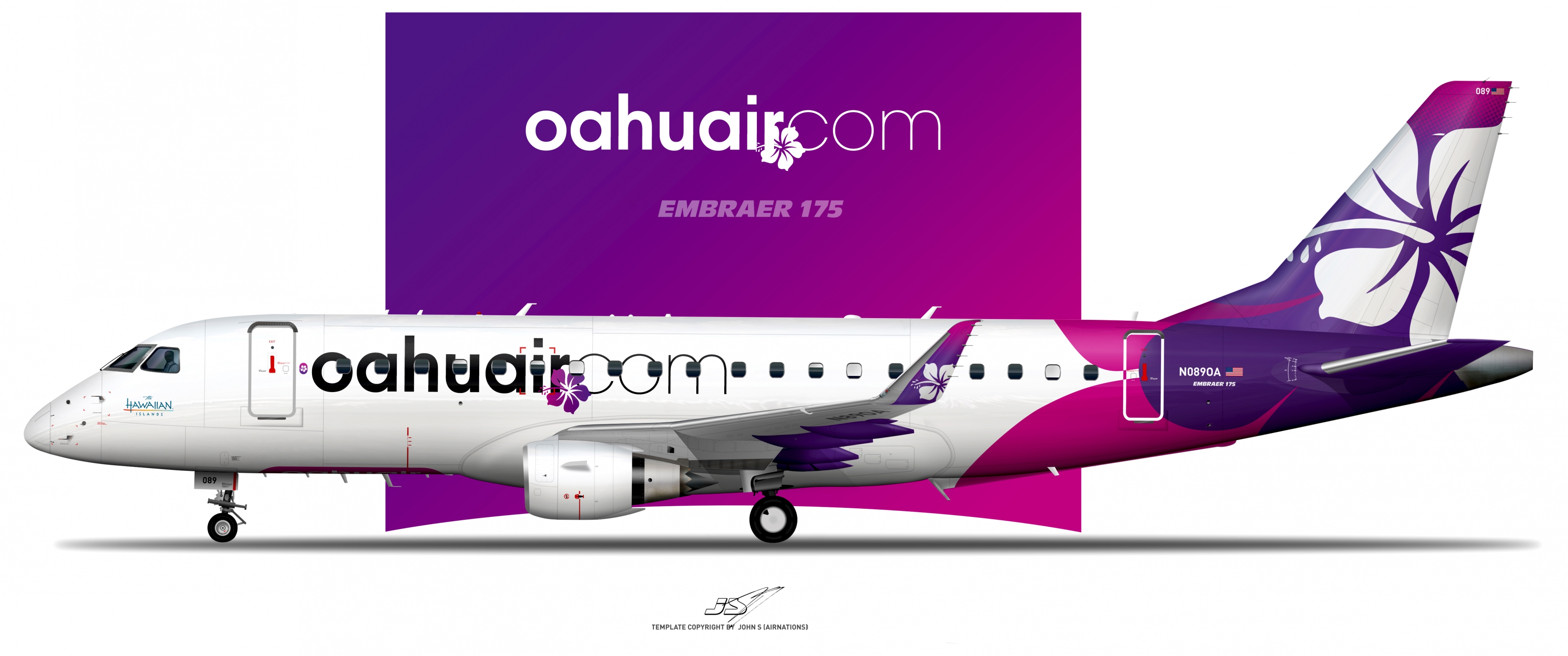 Oahu Air Livery Showroom Gallery Airline Empires
