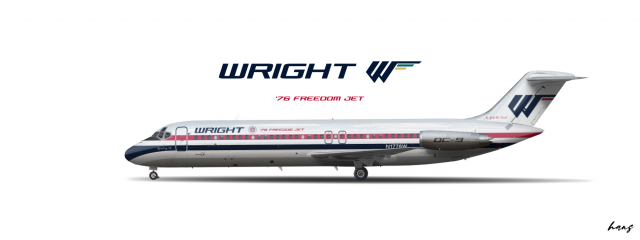 Wright Airways | 1976 | Douglas DC-9-30 | Spirit of '76