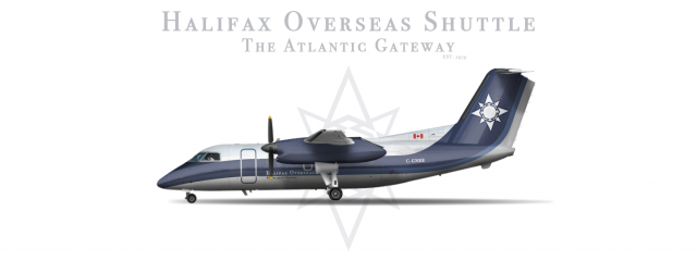 Halifax Overseas Shuttle | 1984 | Bombardier Q100 Halifax Overseas Shuttle | 1984 | Bombardier Q100