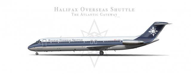 Halifax Overseas Shuttle | 1979 | McDonnell Douglas DC-9-40