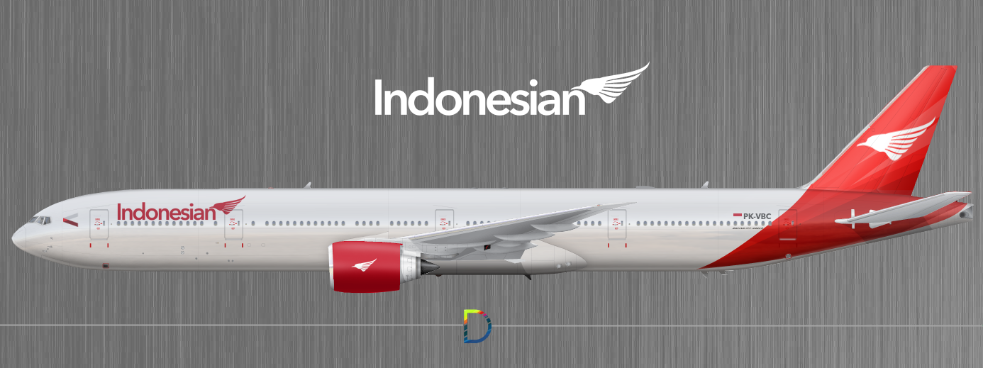 Indonesian Airlines Boeing 777300ER Definitive Gallery Airline