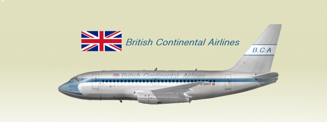 BCA Boeing 737-200 (1951 - 1967 livery)