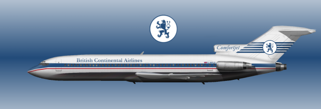 British Continental Airlines Boeing 727-200