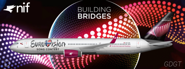 NIF - Norske Internasjonale Flyselskap Boeing 767-300ER (Eurovision Song Contest Livery)