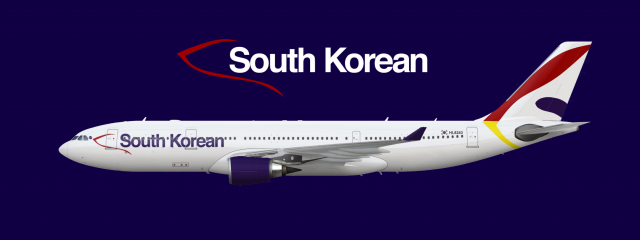South Korean Airlines A330-200 (2010-)