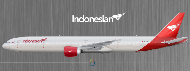 Indonesian Airlines Boeing 777-300ER