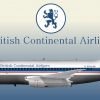 British Continental Airlines Boeing 737-200 (Livery from 1961-1971)