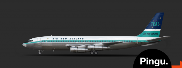 Air New Zealand Boeing 707-120B
