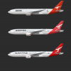 Qantas Boeing 777 Poster