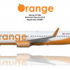 Orange 737 800