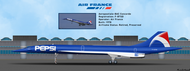 Air France Pepsi Concorde