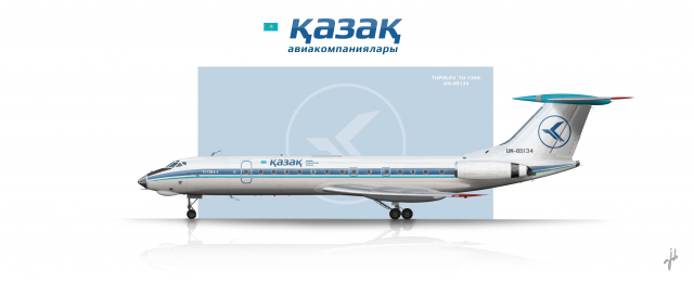 Kazakh Airlines - TU-134