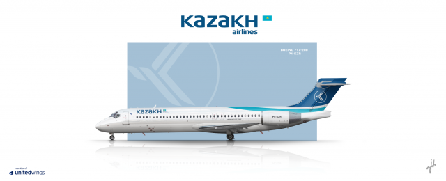 Kazakh Airlines Boeing 717-200