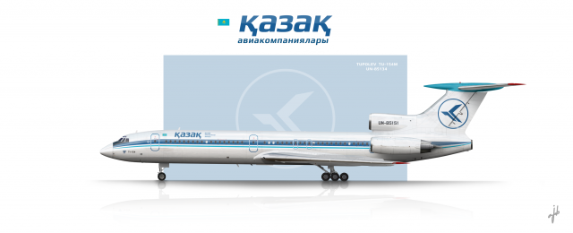 Kazakh Airlines Tupolev TU-154M