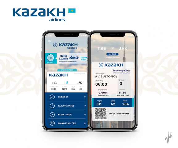 Kazakh Airlines Mobile App