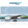 Kazakh Airlines Boeing 777-200LR "Visit Kazakhstan"