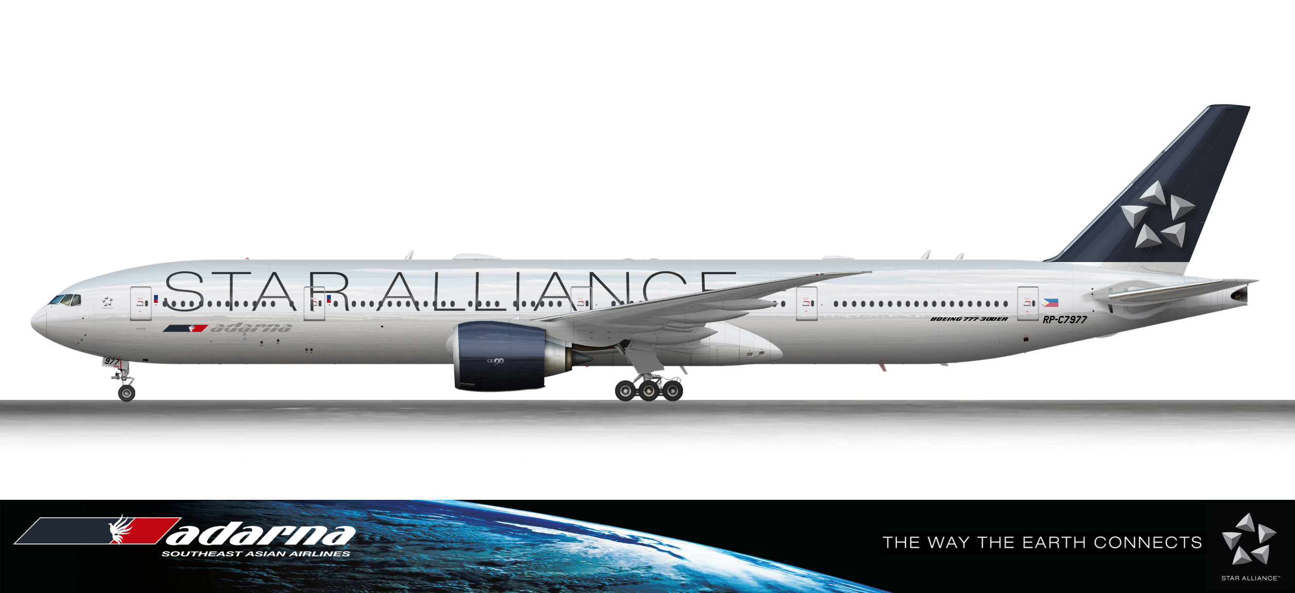 Adarna | A Star Alliance Member | Boeing 777-300ER - Adarna Adarna | A Star Alliance Member | Boeing 777-300ER - Adarna