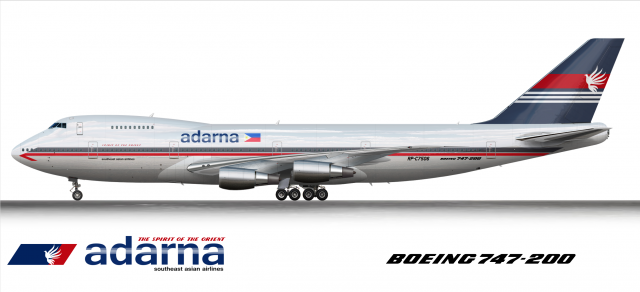 Adarna - South East Asian Airlines Boeing 747-2B9