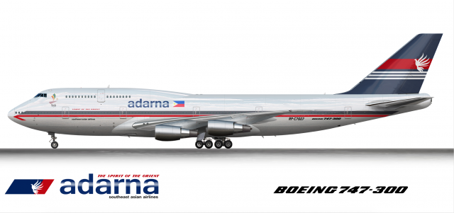 Adarna - South East Asian Airlines Boeing 747-3B9