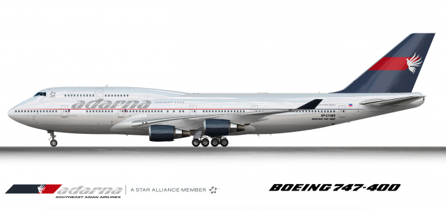 Adarna - South East Asian Boeing 747-4B9 Adarna - South East Asian Boeing 747-4B9