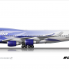 Adarna - South East Asian Airlines Boeing 747-400 "Colors of Asia - Oriental Blue"