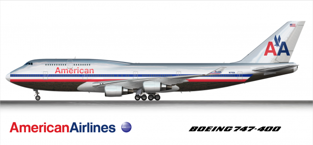 American Airlines Boeing 747-423