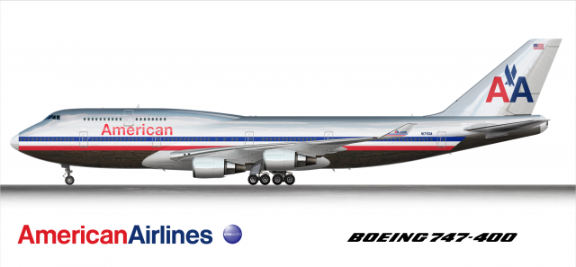 American Airlines Boeing 747-423 American Airlines Boeing 747-423