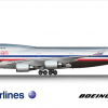 American Airlines Boeing 747-423