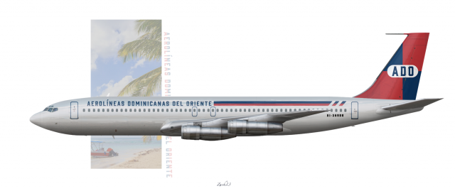 Aerolíneas Dominicanas del Oriente | 1990 | Boeing 707-320B