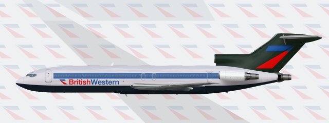 Boeing 727-200 - BritishWestern, 1970s