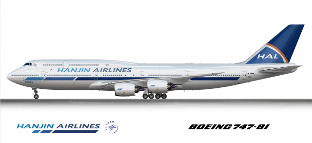 Hanjin Airlines Boeing 747-8I