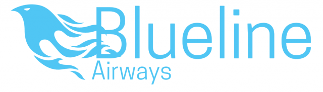 Blueline Airways Game Logo