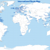 Blueline International Route Map
