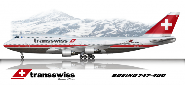 Transswiss - Swiss Confederation Airlines Boeing 747-400