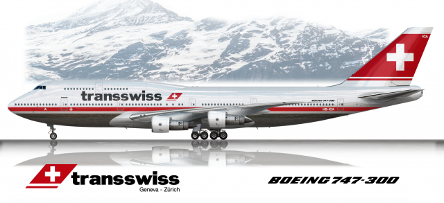 Transswiss - Swiss Confederation Airlines Boeing 747-300