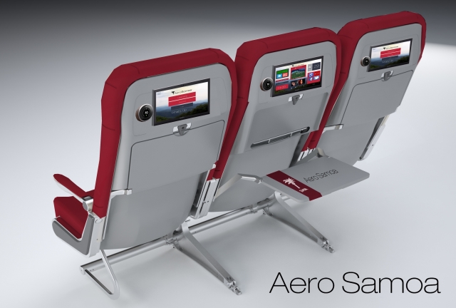 Aero Samoa Branding  Seats