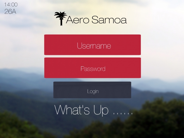Aero Samoa Branding  IFE