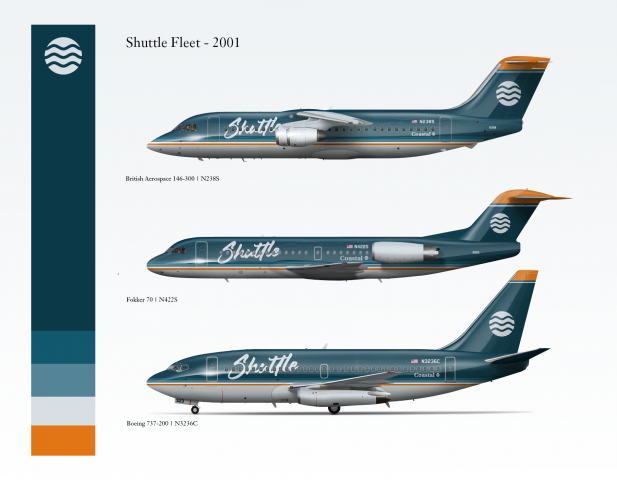 D.2 Coastal Airlines | F-70, BAe-146-300, 737-200 | 1997-2004