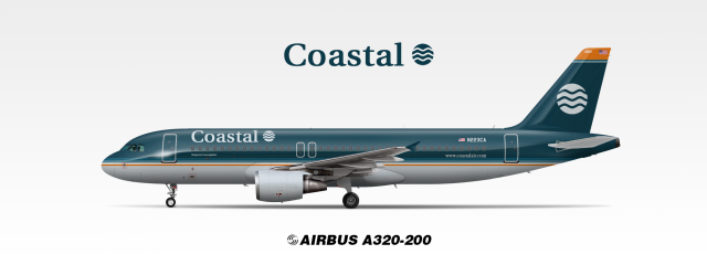 D.1 Coastal Airlines | A320-200 | 1997-2004