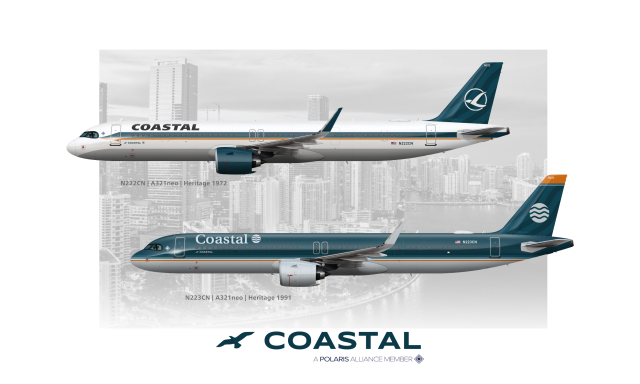G.2 Coastal Airlines | A321neo | Heritage