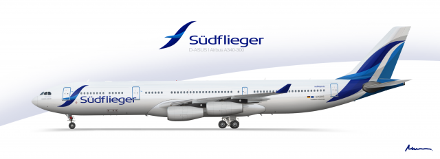 Südflieger - Airbus A340-313