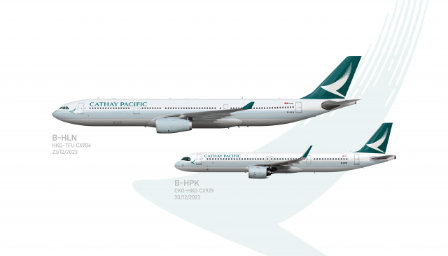 CX986 + CX929 - 雜 - Gallery - Airline Empires