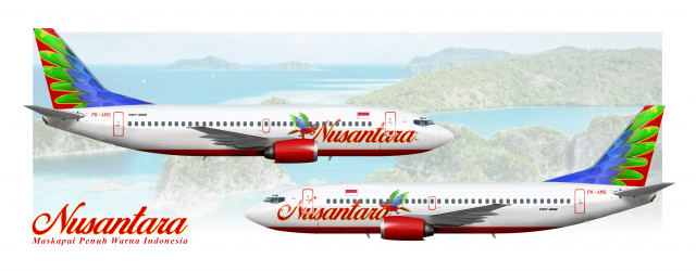 Nusantara Airways - Boeing 737-300